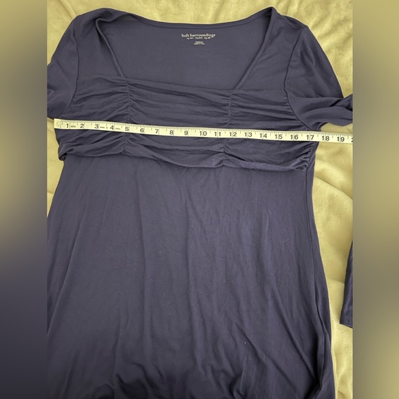 Soft Surroundings Long Sleeve Top Size Medium - Picture 3 of 5